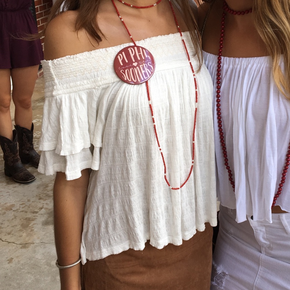 Free People Santorini Off The Shoulder Top